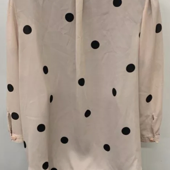 NWT Worthington Petite Rose Smoke Dot Blouse Size PL - Picture 5 of 5